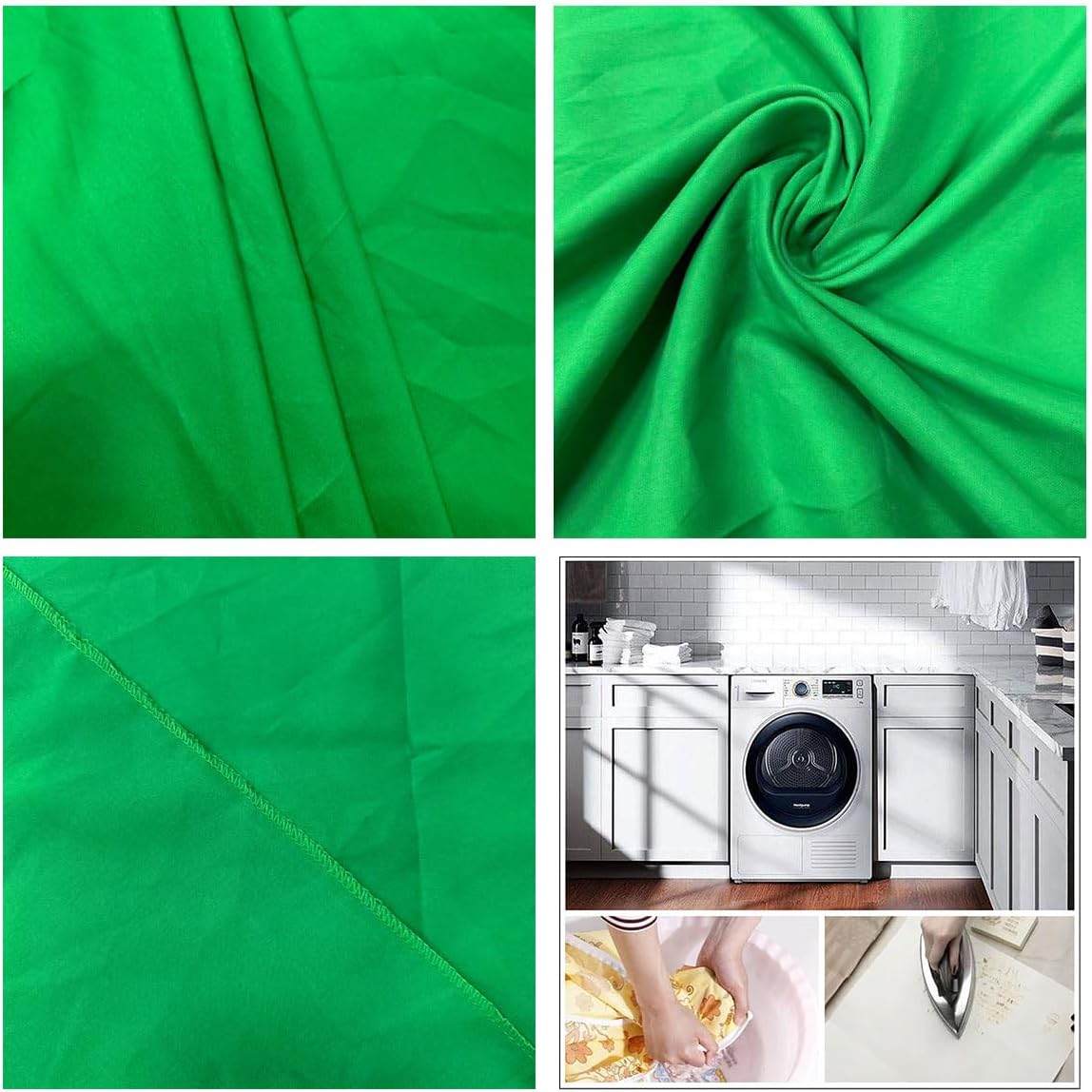 Black Backdrop for Photography Durable Fabric Background Photo Backdrop Video Photography Studio (5x7ft, Black)