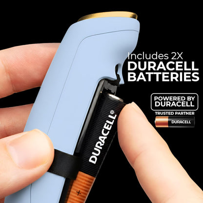 Zulay Kitchen Powerful Milk Frother Wand With Duracell Batteries - Ultra Fast Handheld Drink Mixer - Electric Whisk Foam Maker for Coffee, Lattes, Cappuccino & Matcha - Z1 Motor - Black - Colors A