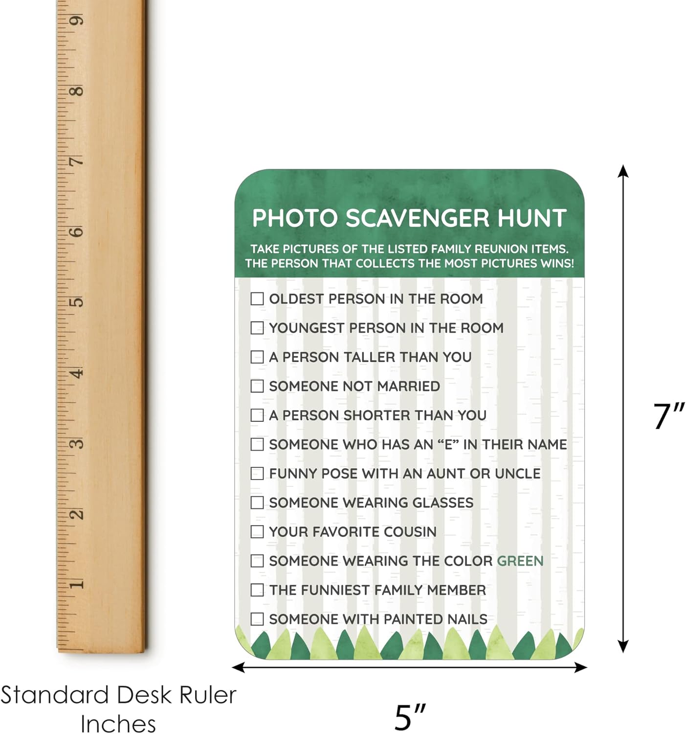Big Dot of Happiness Family Tree Reunion - 2-in-1 Family Gathering Party Cards - Activity Duo Games - Set of 20