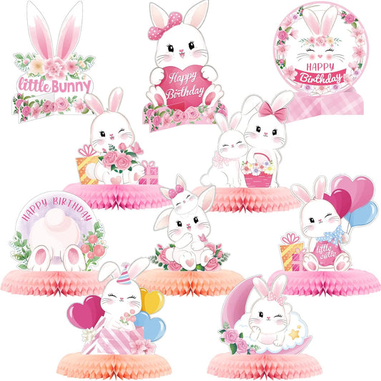 Epakh 10 Pieces Butterfly Centerpieces for Tables Butterfly Birthday Party Decorations Spring Honeycomb Table Centerpiece Spring Flower Theme Party Supplies for Birthday Baby Shower Decor
