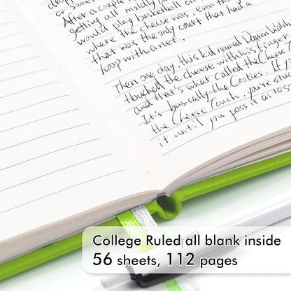 feela 6 Pack Pocket Small Notebooks Bulk, Mini Cute Memo Notepads Hardcover College Ruled Lined Journals with Pen Holder for Women Girls Office School, with 6 Black Pens, 3.5”x 5.5”, A6, Rose Pink