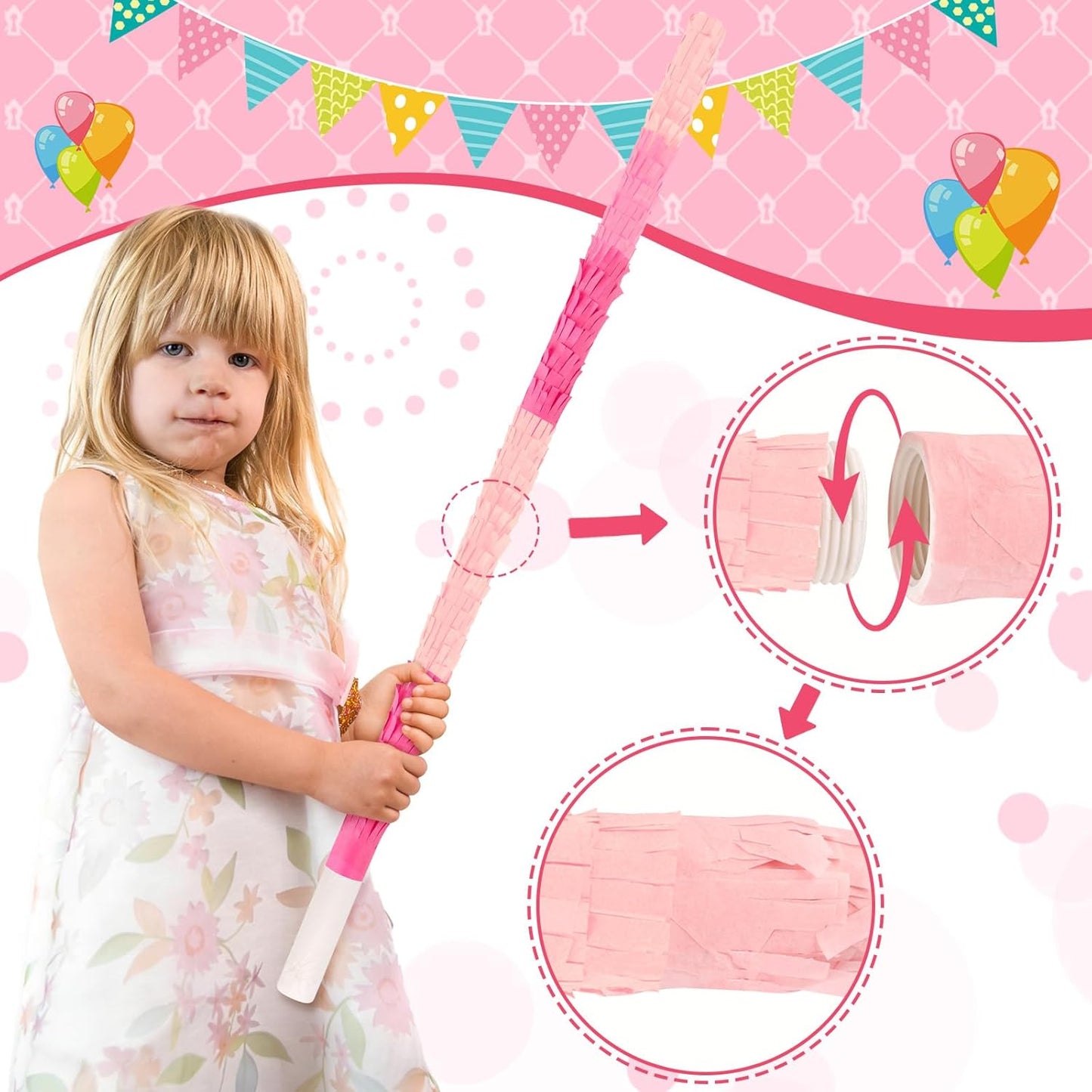 Easter Bunny Pinata Funny Bunny Egg Pinata with Blindfold & Stick for Birthday Decorations Easter Party Supplies Spring Decorations