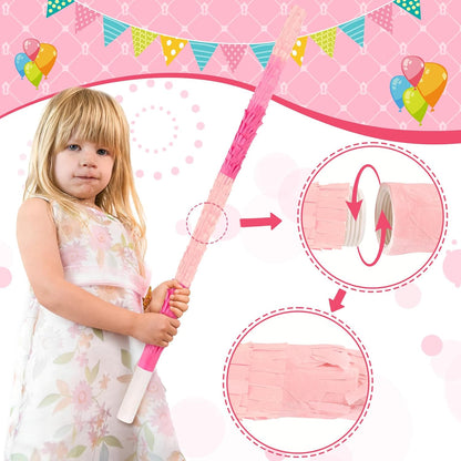 Easter Bunny Pinata Funny Bunny Egg Pinata with Blindfold & Stick for Birthday Decorations Easter Party Supplies Spring Decorations