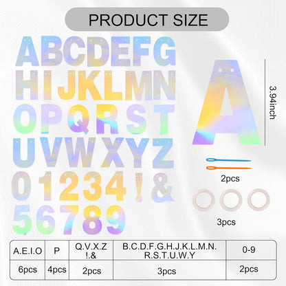 BEISHIDA 116 PCS A-Z DIY Letter Banner Kit Make Your Own Banner Including 111 Letters and Numbers 3 Rope and 2 Threading Device,Customized for Birthday Graduation Wedding Decor Black