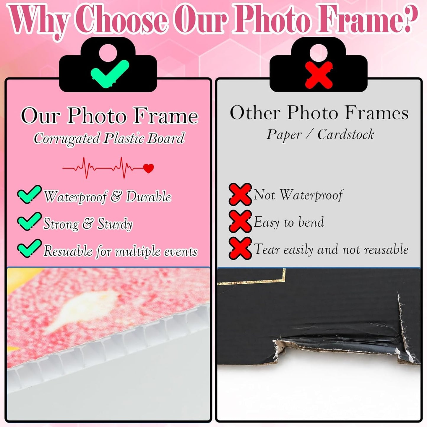 Nurse Photo Booth Props Graduation Decorations, Proud to Be A Nurse Large Selfie Photo Frame Cutout Nurses Week Lawn Decor Grad Party Supplies Blue