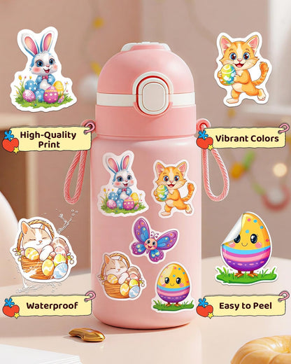 JCFIRE 200PCS Stickers for Kids, Waterproof Cute Mixed Animal Food Vinyl Scrapbook Stickers for Water Bottle, Book, Laptop, Goodie Bags Stuffers Kids Party Favors, Classroom Supplies Must Haves