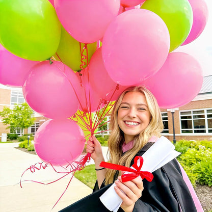 110pcs Black Balloon 12 inch, Black Latex Balloons for Birthday Party Baby Shower Wedding(with 2 Ribbons). - Colors B