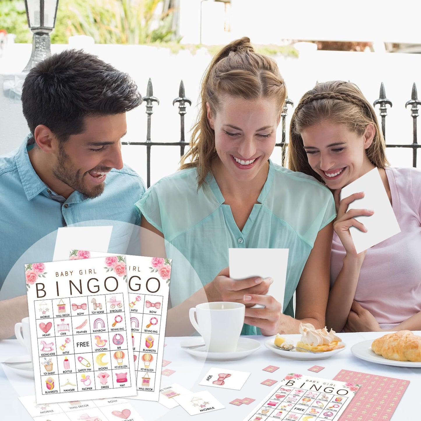 Bible Bingo Game - 24 Player Christian Church Bingo Cards for Women, Men & Family Parties - JK0103