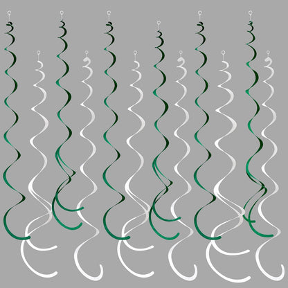 36 Pcs Blue Hanging Swirl Decorations Ombre Royal Blue White Felt Swirl Streamer Spiral Ceiling Garland for Birthday Wedding Baby Shower Graduation Under The Sea Nautical Ahoy Achor Party Supplies