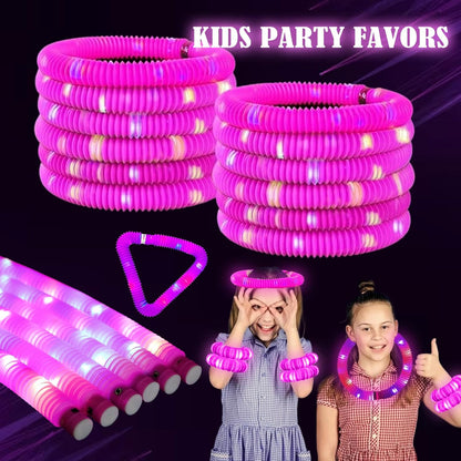 Orange 12PCS Glow Sticks Stocking Stuffers Party Favors-Glow in The Dark Party Supplies for Kids and Adults, Perfect for Festivals, Birthday Parties, Raves, Concerts, and Camping Decorations