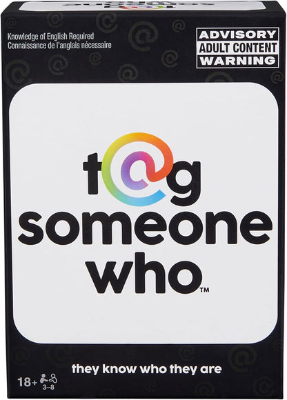 Spin Master Games, Tag Someone Who, The Viral Hit Adult Card Game, Bachelorette Party Activity, Meme Party Game, 3-8 Players, for Ages 18 & Up