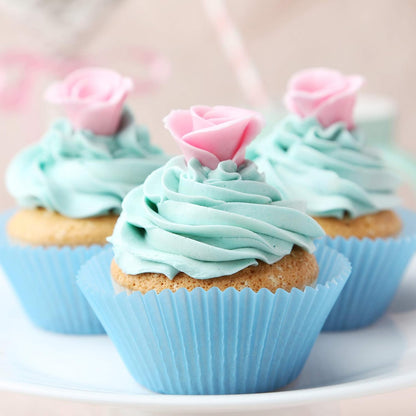 Standard Size Baking Cups Food-Grade Greaseproof Paper Cupcake Liners 200 Pcs (Natural)