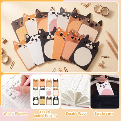 BESARME 24 Packs Mini Notebooks for Kids, Cute Animal Small Pocket Notepads Lined Mini Journal Easter Basket Stuffers Classroom Prizes Gifts Birthday Party Favors