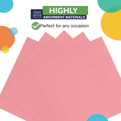 Party Solids Purple Paper Napkins Disposable Everyday 50 Pcs 2 Ply Purple Dinner Napkins Paper Everyday For Parties & Party Supplies