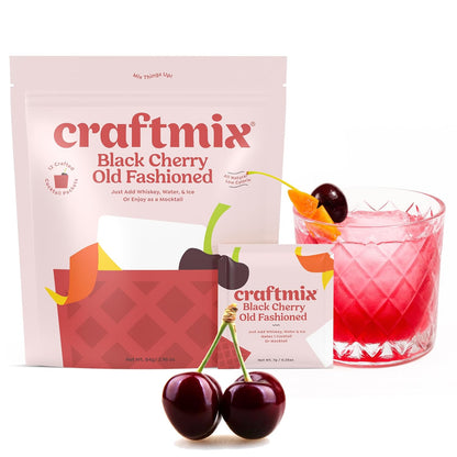 Craftmix Espresso Martini Cocktail & Mocktail Drink Mixer, Skinny Mixes - Water Flavoring Packets - Made With Real Coffee Beans - Vegan, Low-Carb, Low-Sugar, Non-GMO, Dairy Free, Gluten Free, 12 Pack