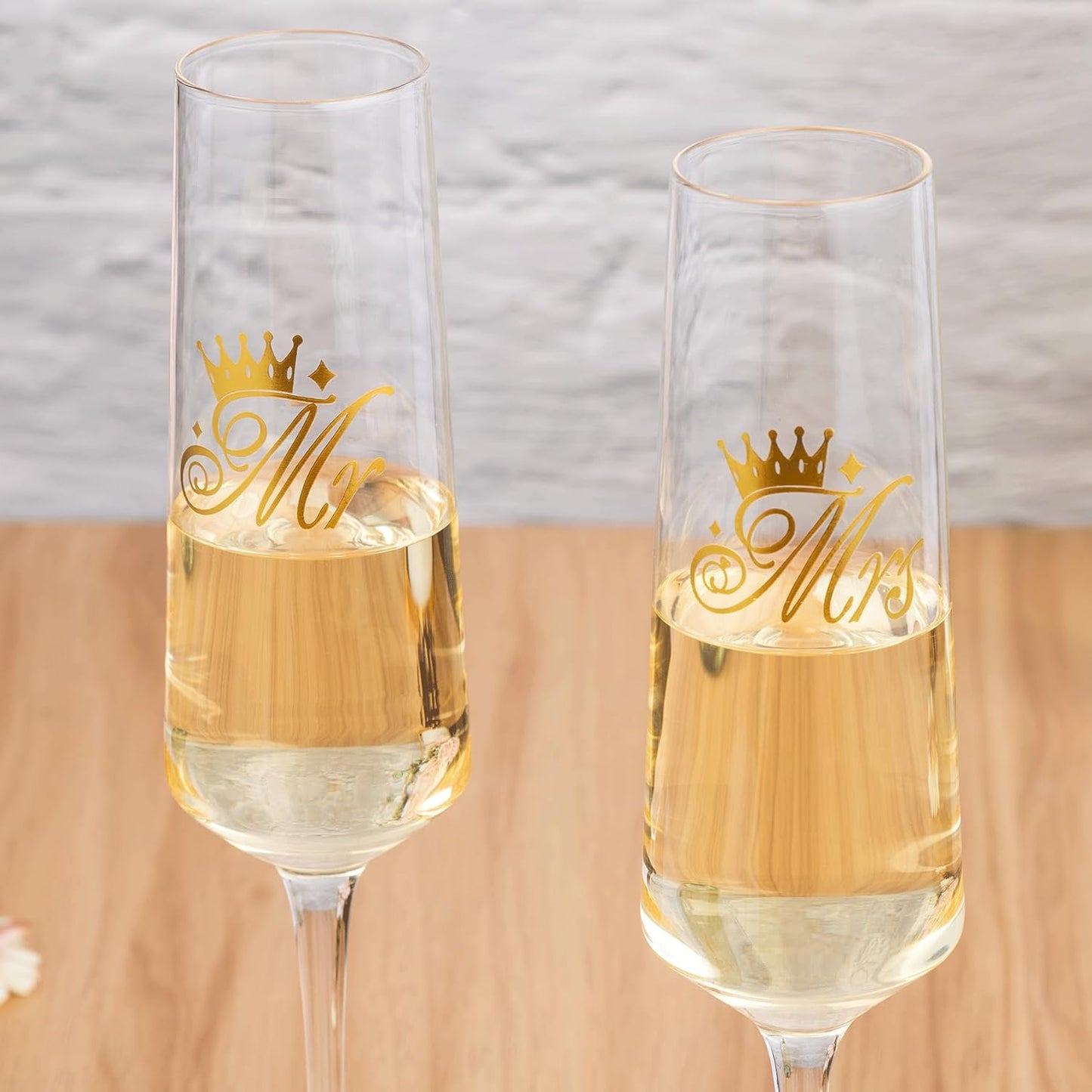 Wedding Cake Knife and Server Set, Bride Groom Mr and Mrs Champagne Flutes Glasses, Cake Cutting Set for Wedding with Forks, Bridal Shower Gifts Wedding Anniversary Engagement Gifts