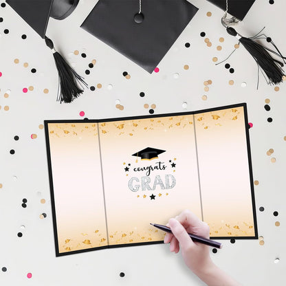 DYIRBIIY 18"X12" Graduation Signature Board - Class of 2026 - Grad Guest Book Alternative for College & High School Students, Congrats Graduate Gift, Party Favors & Decors(Blue) - A10