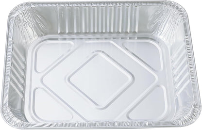 Waytiffer Aluminum Pans 9x13 Disposable Foil Pans (10 Pack) Half Size Deep Steam Table Pans Extra Thick for Baking, Cooking, Roasting, Heating, Serving & Lining Steam-Table Trays