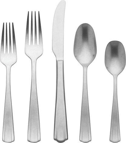 Lenox Silverware Serving Set, French Perle Scallop 2-Piece Dessert Set, Stainless Steel, Handwash Only, Cake Knife And Cake Server, Serving Utensils, Dessert Serveware, Home, Kitchen (Silver, 2 Piece)