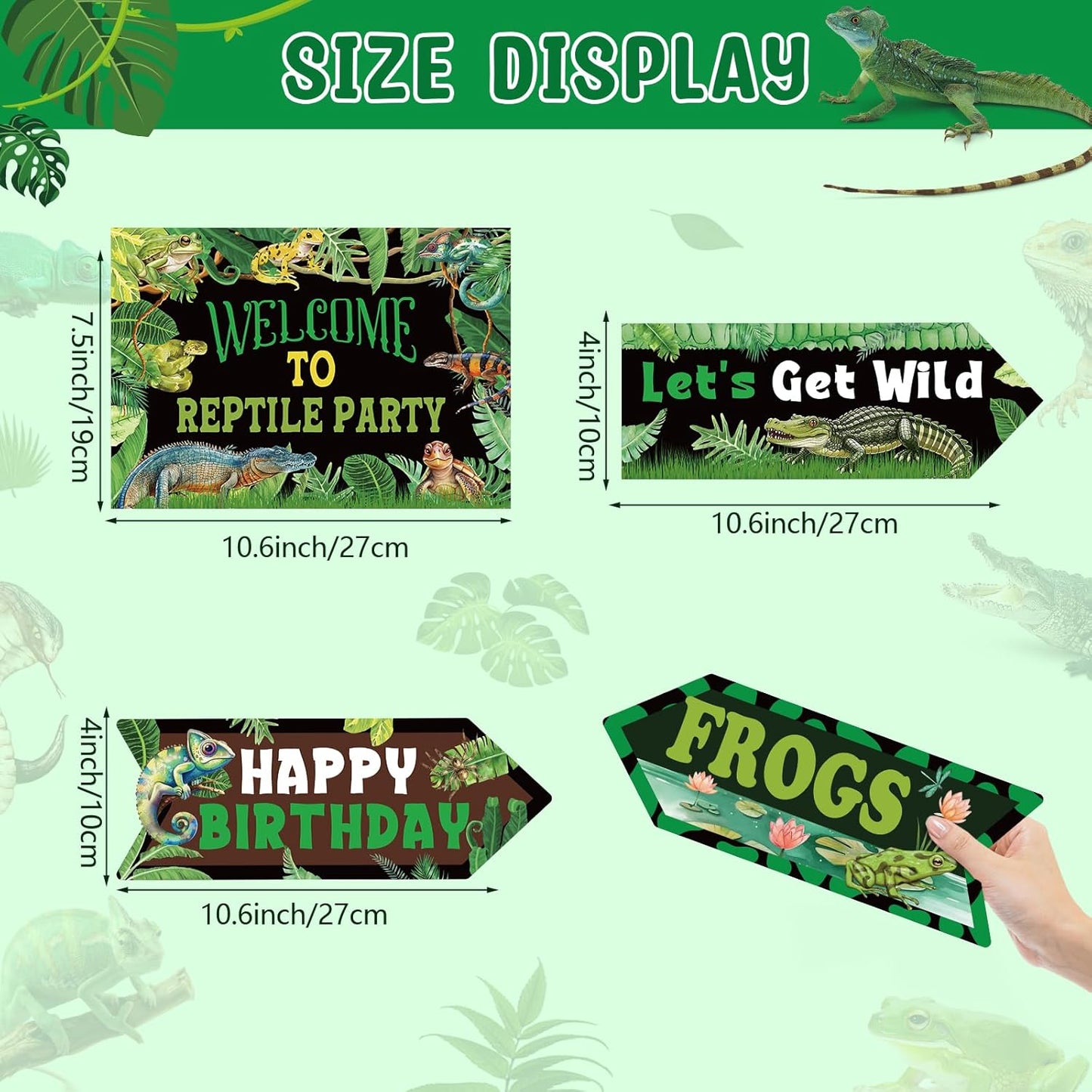 20 Pcs Luau Party Decorations Welcome Sign Summer Hawaiian Directional Signs Tropical Hawaiian Themed Birthday Decorations Luau Tiki Party Supplies with 2 Sheet Letter Stickers