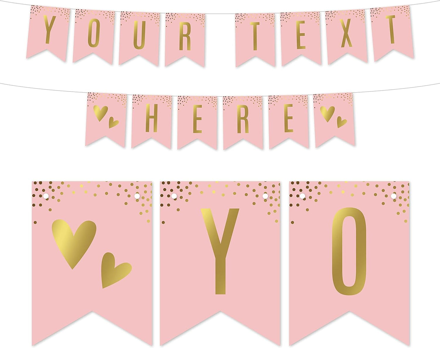 Andaz Press Blush Pink and Metallic Gold Confetti Polka Dots Bachelorette Party Bridal Shower Collection, Scavenger Hunt Game Cards, 20-Pack