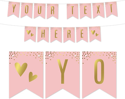 Andaz Press Blush Pink and Metallic Gold Confetti Polka Dots Bachelorette Party Bridal Shower Collection, Scavenger Hunt Game Cards, 20-Pack