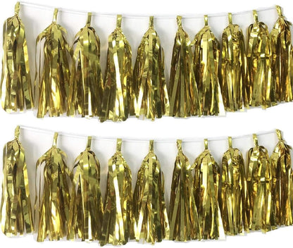 30pcs Paper Tassels Garland Banner Tissue Paper Tassel DIY Hanging Paper Decorations Party Tassel Garland Decor Baby Shower Nursery Wedding Festival Baby Shower Decoration(30, White)
