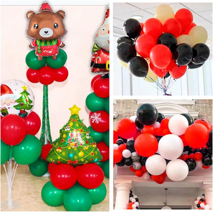 110pcs Black Balloon 12 inch, Black Latex Balloons for Birthday Party Baby Shower Wedding(with 2 Ribbons). - Colors A