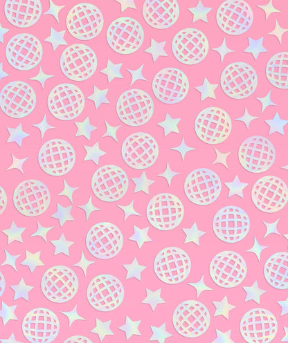 xo, Fetti Disco Ball Foil Confetti - 200 pc | Bachelorette Party Decoration, Cute Birthday Table Decor, Groovy Engagement Decor, Bridal Shower Supplies