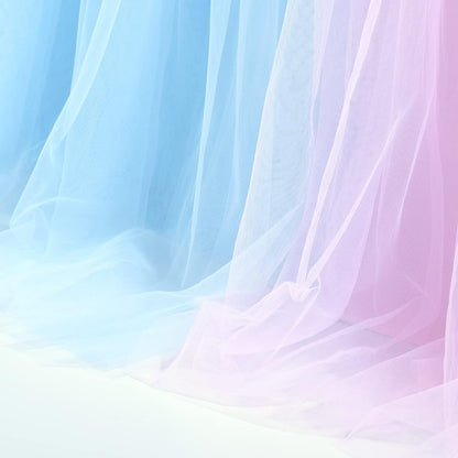 Suppromo 6ft Pink Tulle Table Skirt Baby Shower Tablecloth for Rectangle Tables or Round Tables Pink Ruffle Tutu Table Skirts Desk Skirt for Princess Girls Birthday Party Cake Dessert Decorations