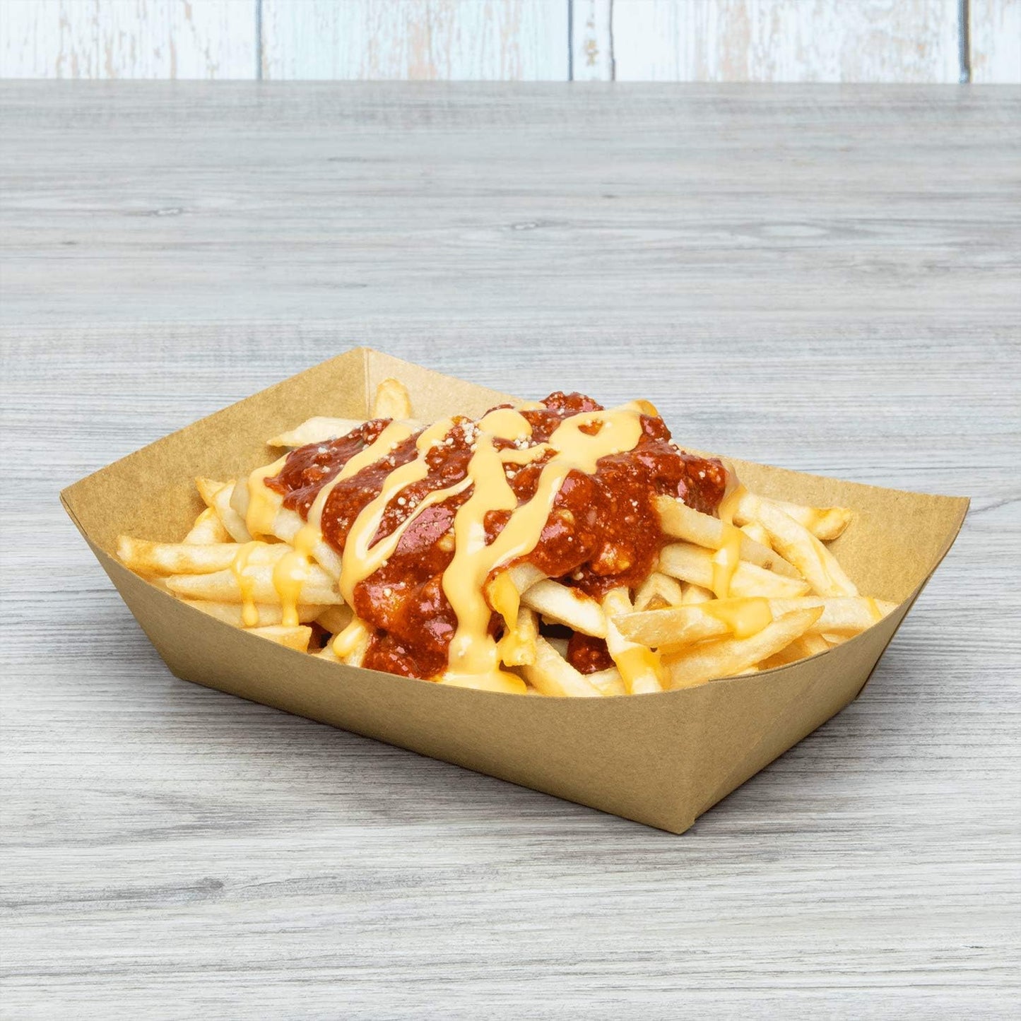 Karat Paper Food Trays Disposable [2 LB - 1,000 ct] Sturdy Food Boats, Leak Resistant | Ideal for Snacks, Nachos and Finger Foods