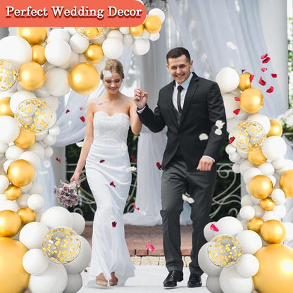 AerWo Balloon Arch Kit with Balloon Pump Electric, 8.2FT & 5FT Half Balloon Arch Stand with Base, Free Bending Balloon Stand Kit for Wedding Birthday Party Baby Shower Graduation Decorations