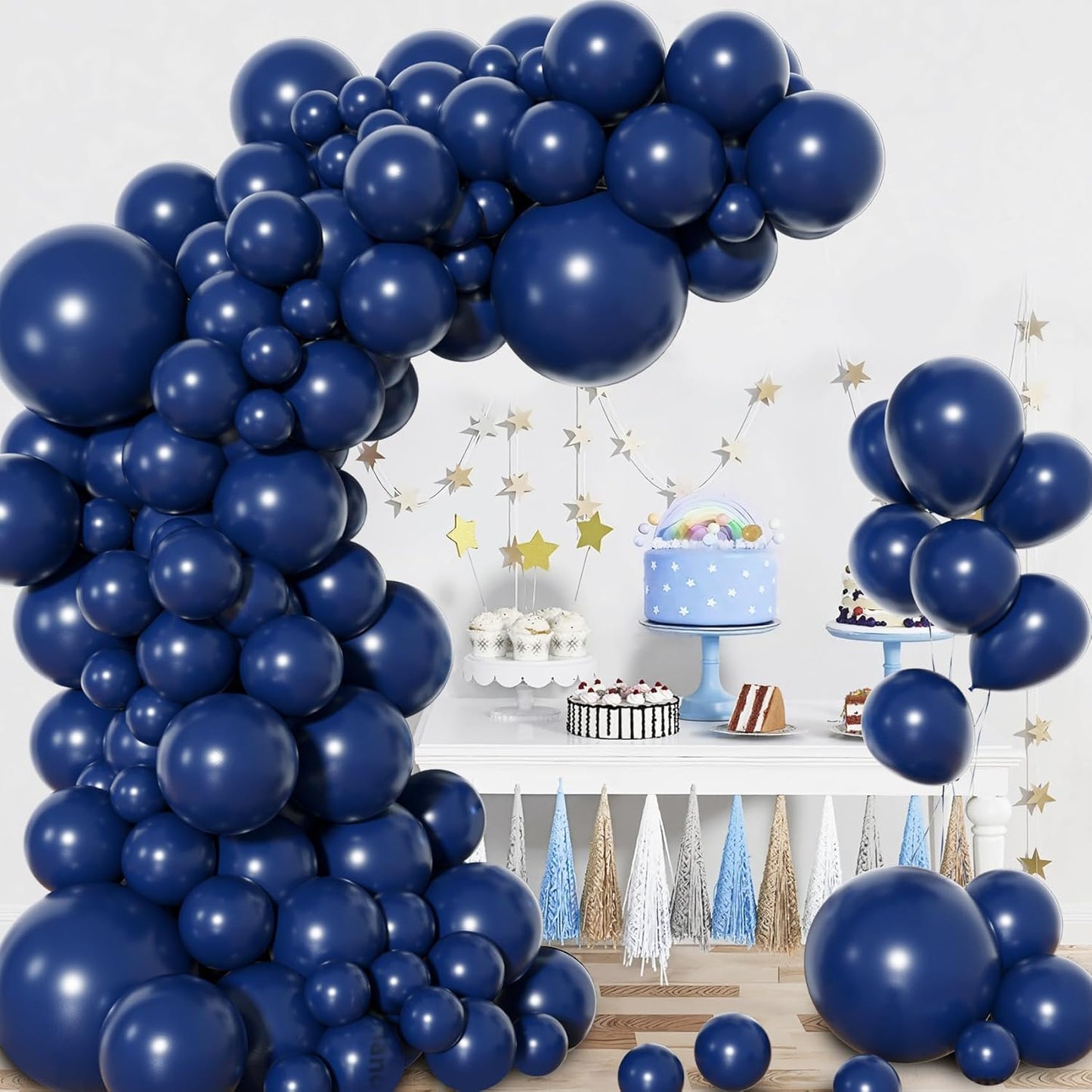 Amandir 153pcs White Sand Balloons Arch Garland Kit Different Sizes 18 12 10 5 Inch Cream Beige Sand White Latex Balloon for Birthday Boho Neutral Baby Shower Wedding Anniversary Party Decorations
