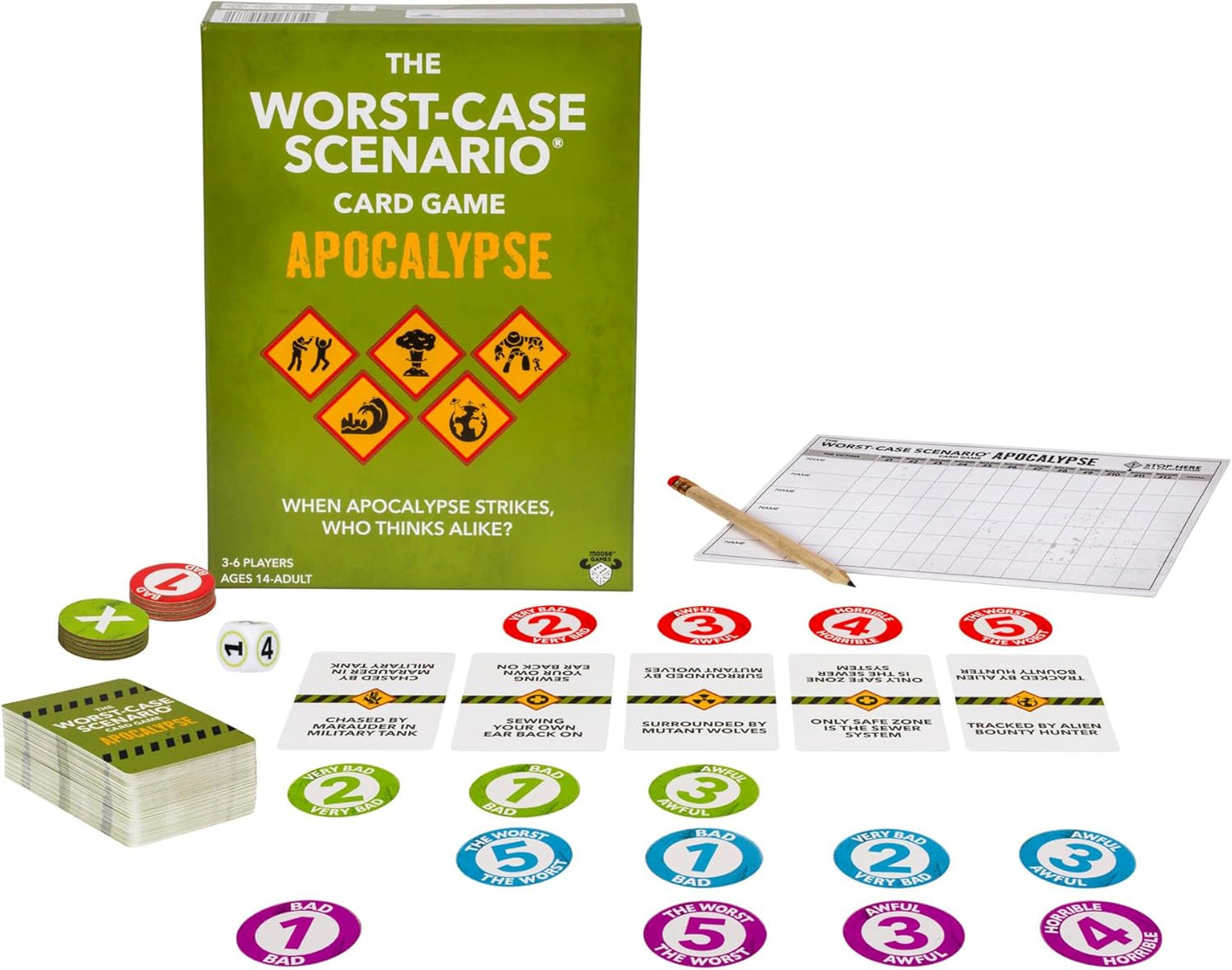 The Worst-CASE Scenario Card Game – All-New Family/Party Game for Adults and Kids 10+ | 0% Trivia and 100% Humorous Fun