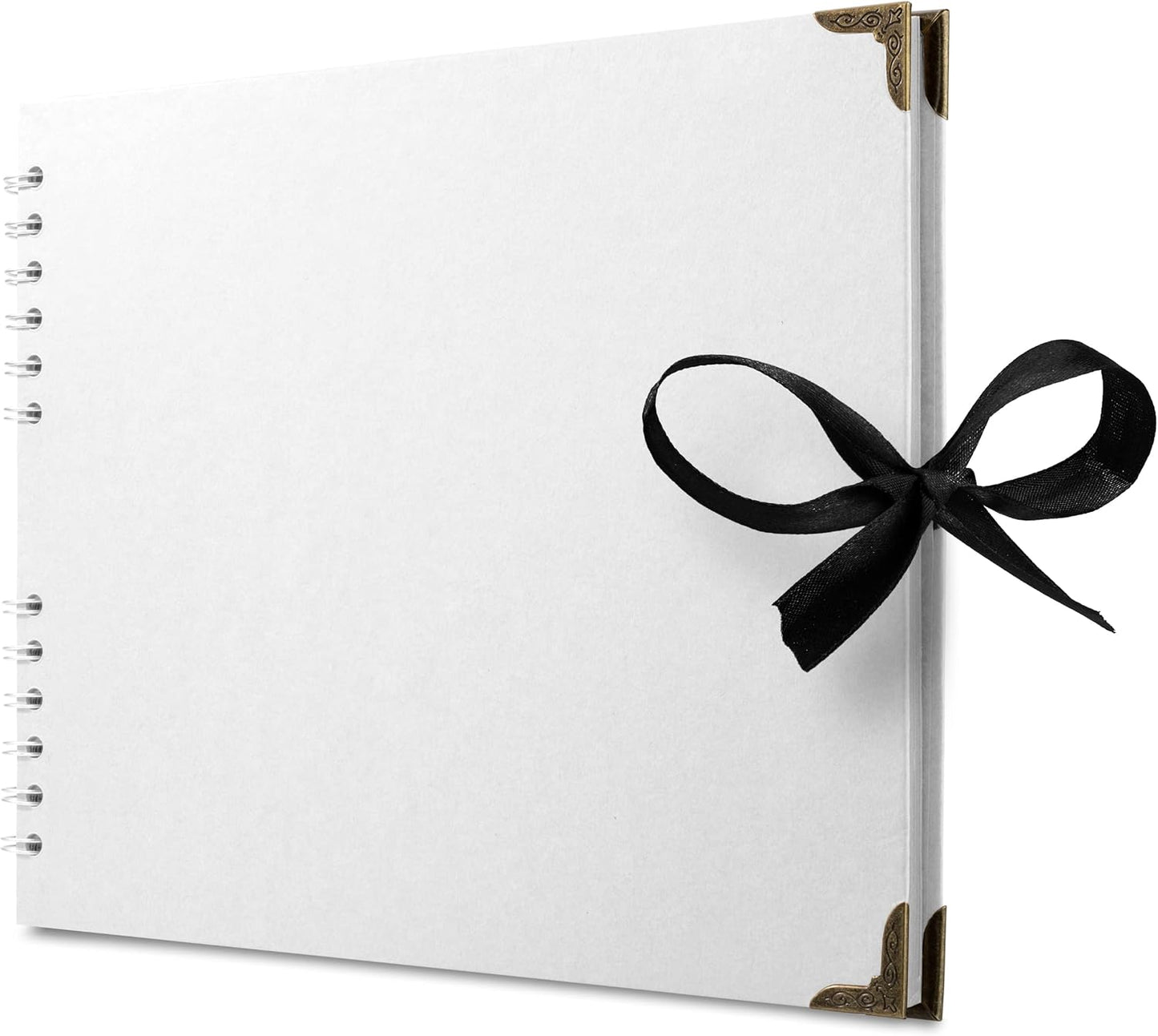 Bstorify Scrapbook Album 60 Pages (8 x 8 Inch) Brown Thick 200gsm Kraft Paper, Photo Album Scrapbook, Memory Book - Ideal for Your Scrapbooking Albums Art & Craft Projects