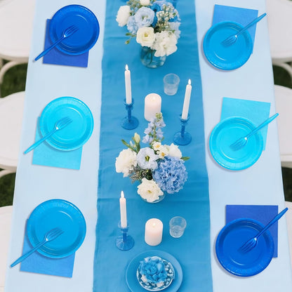 White and Gold Paper Plates Napkins Party Supplies,Disposable Gold Dot Paper Dessert Plates,105 PCS Birthday Plates and Napkins Party Supplies for Wedding(Serves 35 Guests 7")
