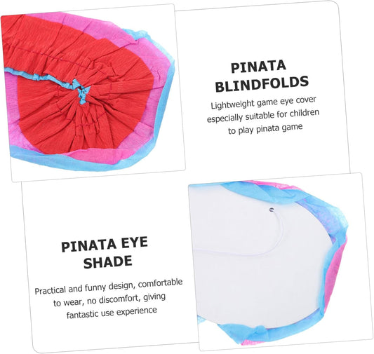 2pcs Pinata Eye Masks for Boys and Girls Gaming Pinata Mask Party Props Blindfold Fun Boys and Girls