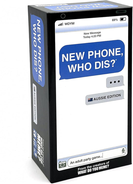 New Phone, Who Dis? by Relatable – Offline Text Message Party Game - Spicer Edition Party Game, Funny Social Icebreaker for Groups, and Summer Fun for Game Night, Includes 50 Inbox & 250 Reply Cards