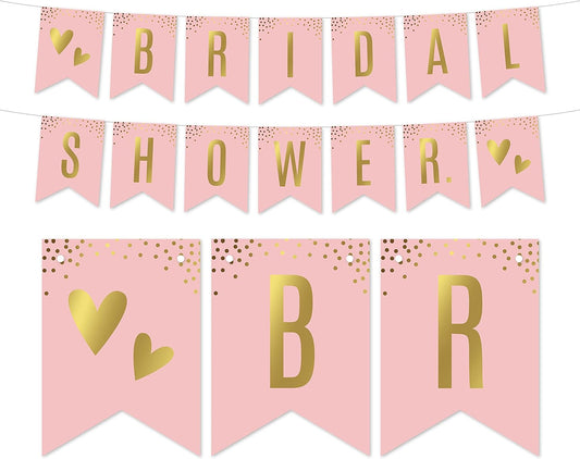 Andaz Press Blush Pink and Metallic Gold Confetti Polka Dots Bachelorette Party Bridal Shower Collection, Scavenger Hunt Game Cards, 20-Pack