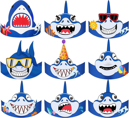 Gersoniel 24 Pcs Party Hats for Kids Paper Headbands Crown for Boys Girls, Birthday Party Decoration Favors