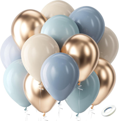 Bezente Pink Balloons Set,60pcs 12 inch Metallic Pearl Pink, Hot & Pastel Pink Latex Balloons Kit for Birthday,Wedding,Baby Shower,Princess Theme Party Decorations