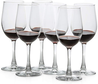 UMI UMIZILI 12 Ounce - Set of 12, Classic Durable Red/White Wine Glasses For Party