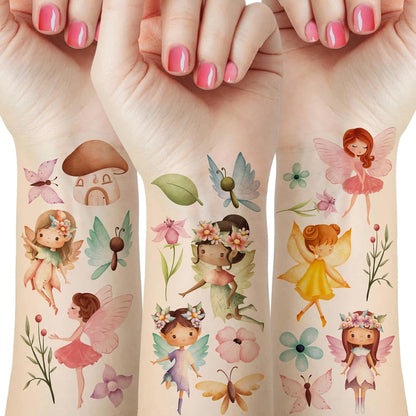 Fairy Temporary Tattoos, Fairy Party Favors, Birthday Party Decorations Supplies, Cute Gifts for Adults Classroom Prizes Rewards