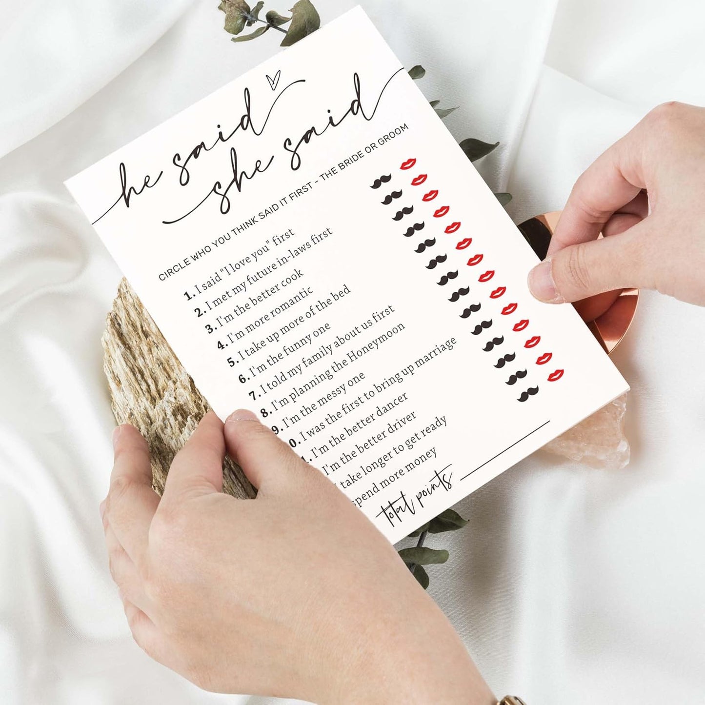 Bridal Shower Bingo, What Will The Bride to Be Receive, 25Pcs Bridal Bingo Game Cards, Engagement Party Games for Guests, Minimalist White Wedding Party Supplies - A18
