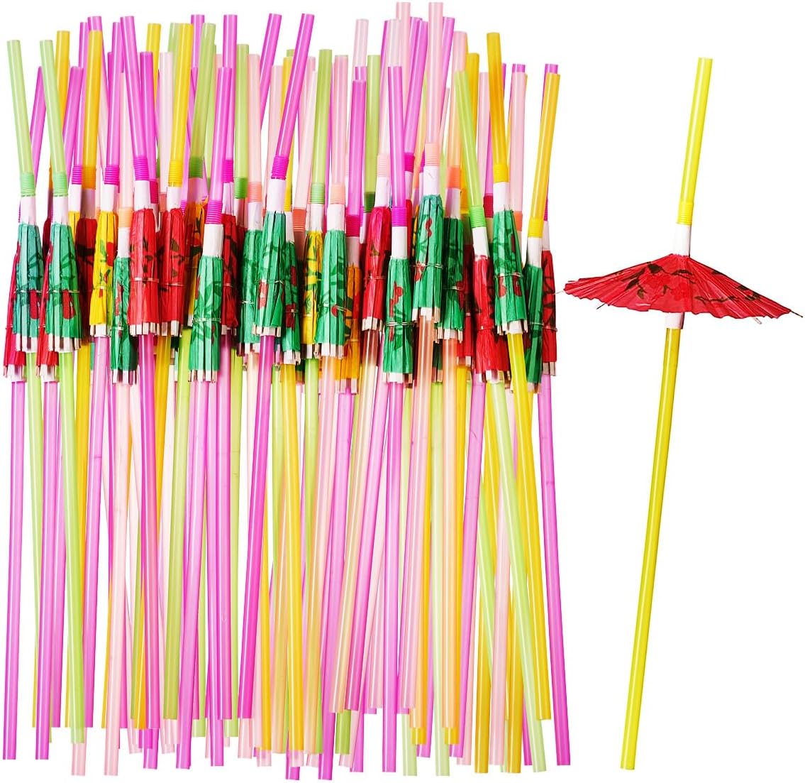 Comfy Package [1000 Count] 5 Inch Coffee & Cocktail Stirrers/Straws Disposable Plastic Sip Stir Swizzle Sticks - Black