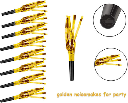 37 Pieces Blow Dragon Set Gold Noisemakers Funny Party Horns Birthday Blowers Party Blowers Noisemakers Party Blowers Noise Makers Party Favors