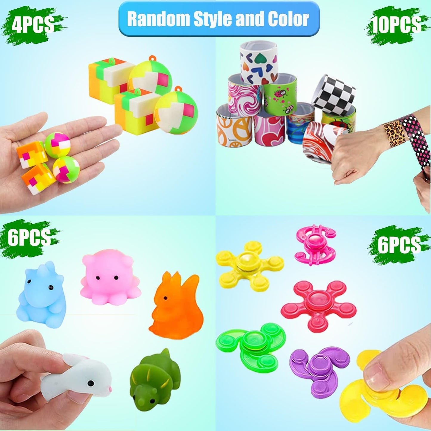 120 Pcs Fidget Toys Party Favors for Kids, Stress Relief Sensory Toys for Anxiety Autism ADHD, Treasure Box Toys for Classroom Prizes, Goodie Bag Stuffers Pinata Fillers