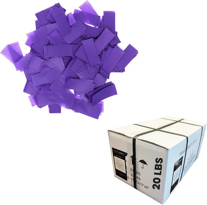 Ultimate Confetti, Multicolor Biodegradable Confetti - Rectangular Fluttering Tissue Paper Confetti for Cannon and Launcher use - Best for Holidays, Birthday, Wedding, and Parties - 1 lb, 16 oz