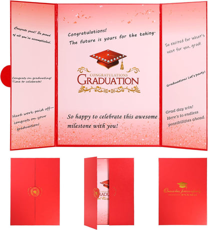 Graduation Guest Book 2026 Graduation Party Decorations Class of 2026 Graduation Sign in Book Signature Board Keepsake Grad Party Supplies College High School Graduation Gift Card Book (Blue)