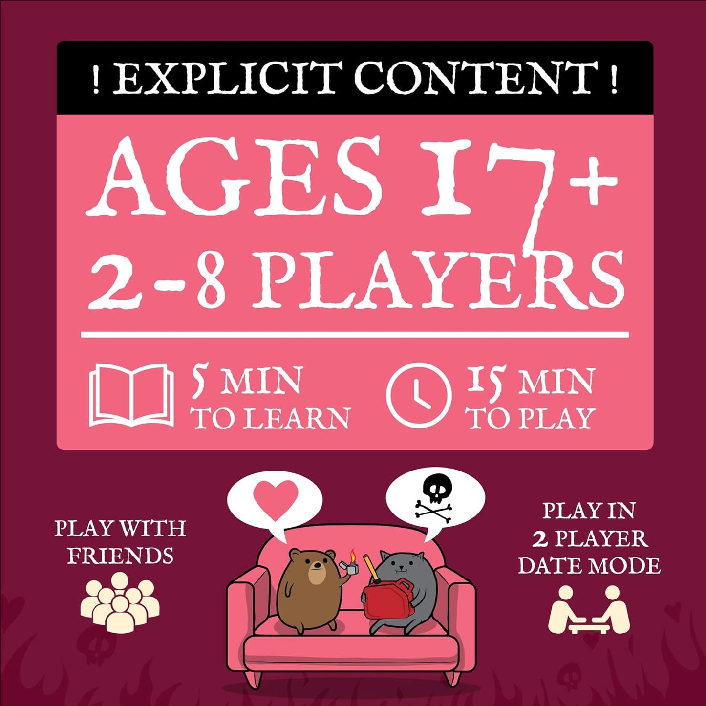 Horrible Therapist: Extra Horrible Edition by Exploding Kittens - A Card Game for 3-8 Players, Ages 17+ - Adult Party Game for Family Night